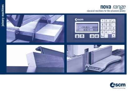 Wood Surfacer Planer F 520 Nova - F 410 Nova - SCM Group